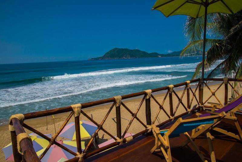 Hostal Olas Altasマンサニージョ エクステリア 写真